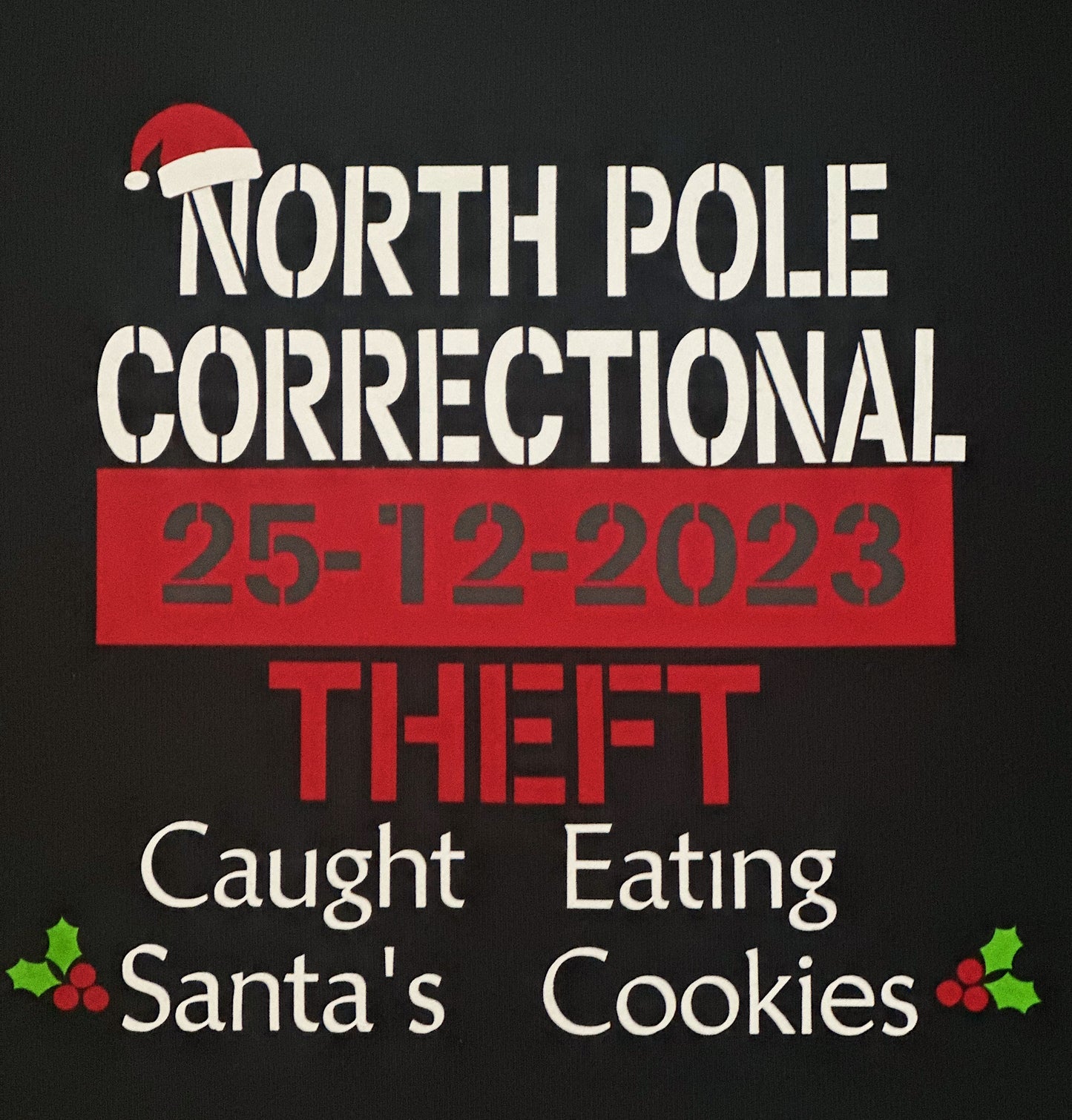 North Pole Correctional custom shirt