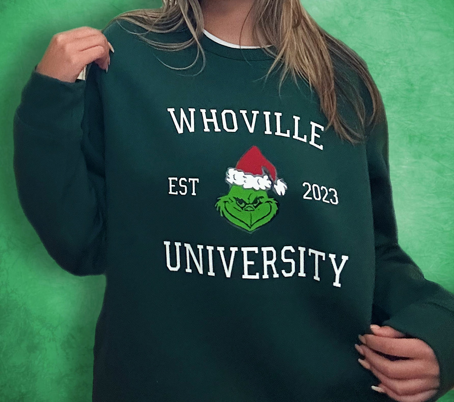 Whoville university crew neck