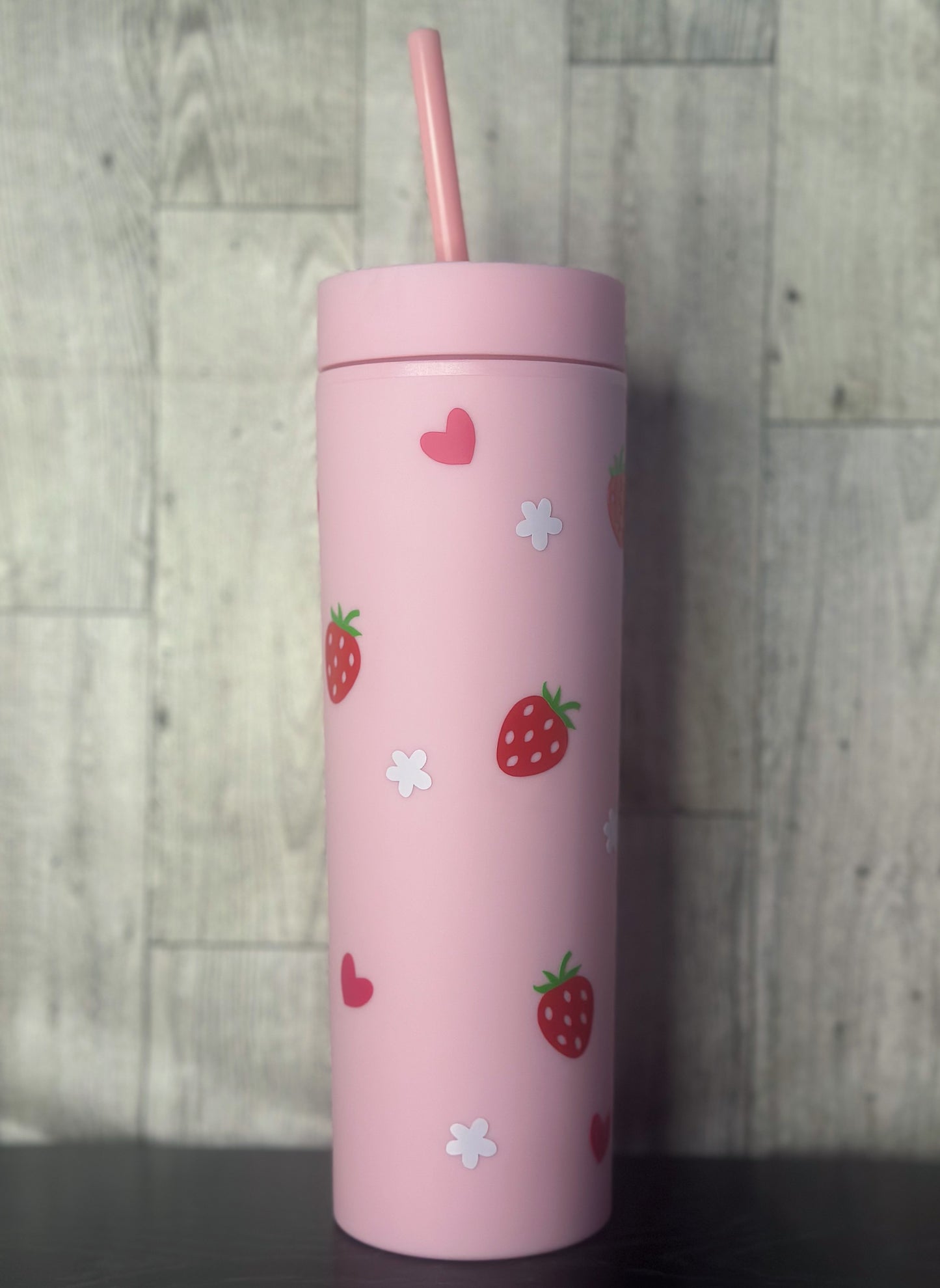 Pink strawberry tumblr