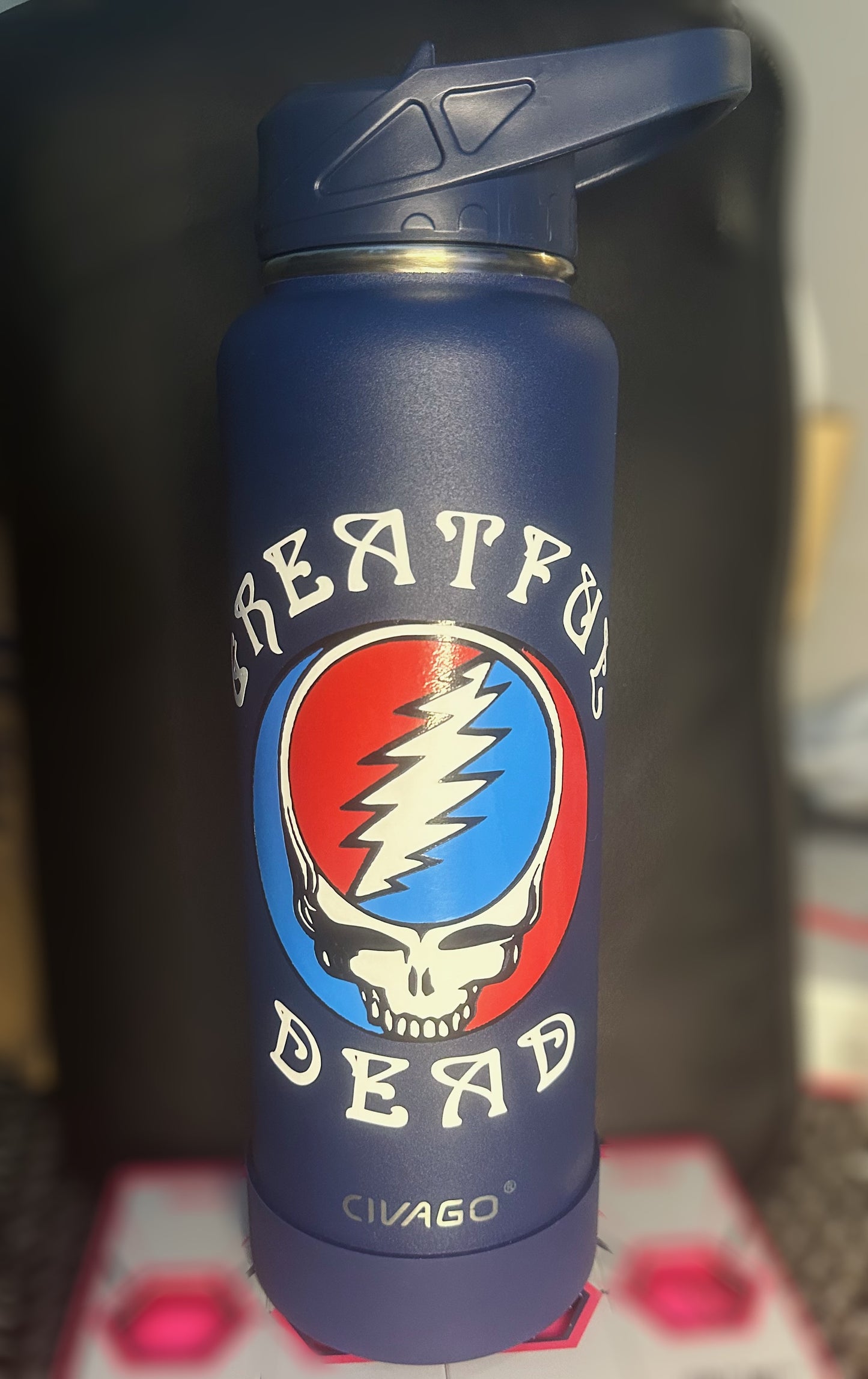 Custom 40oz cup (grateful dead band)