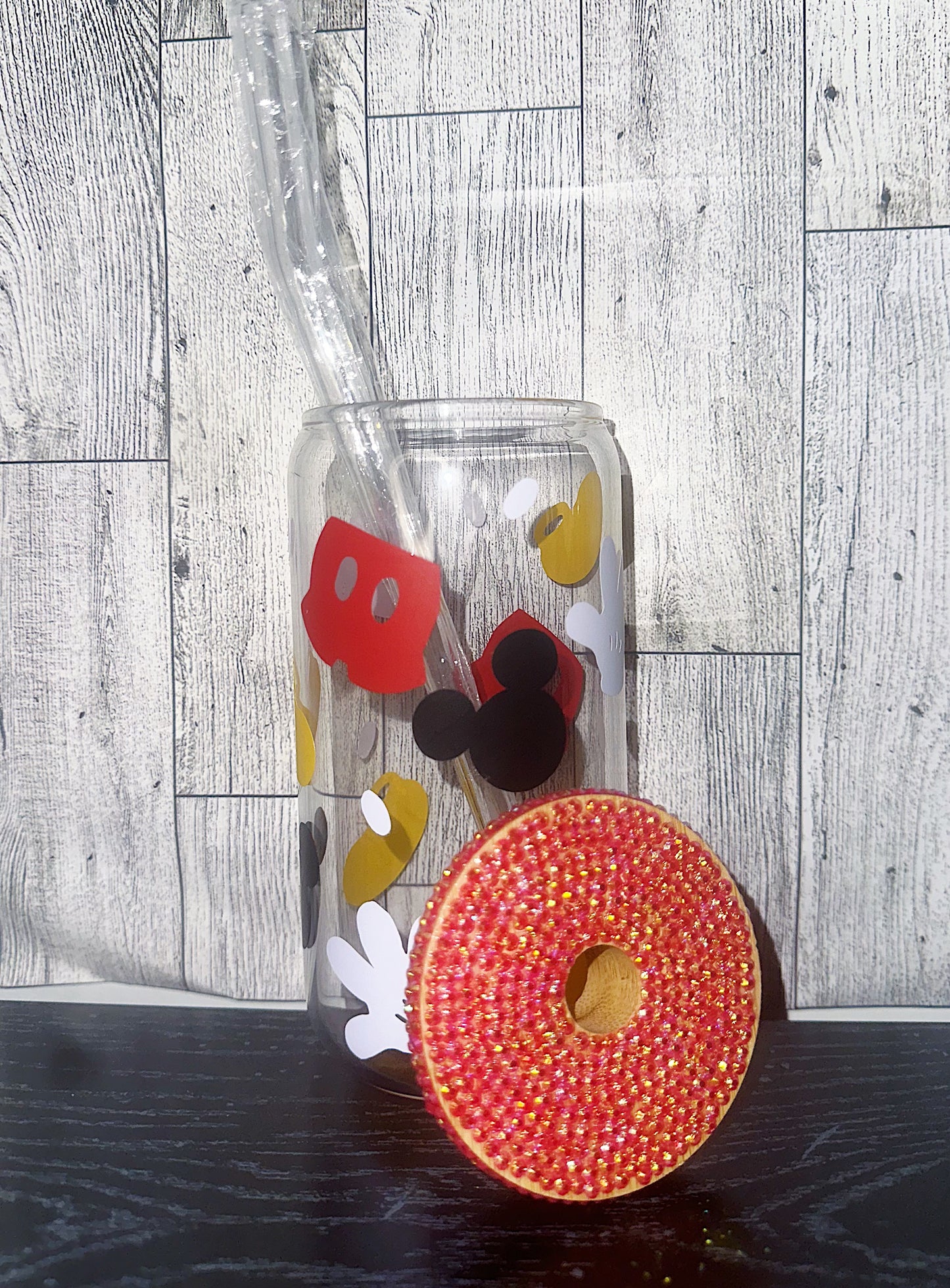 Mickey Mouse Cup (rhinestone lid not included, sold separately)