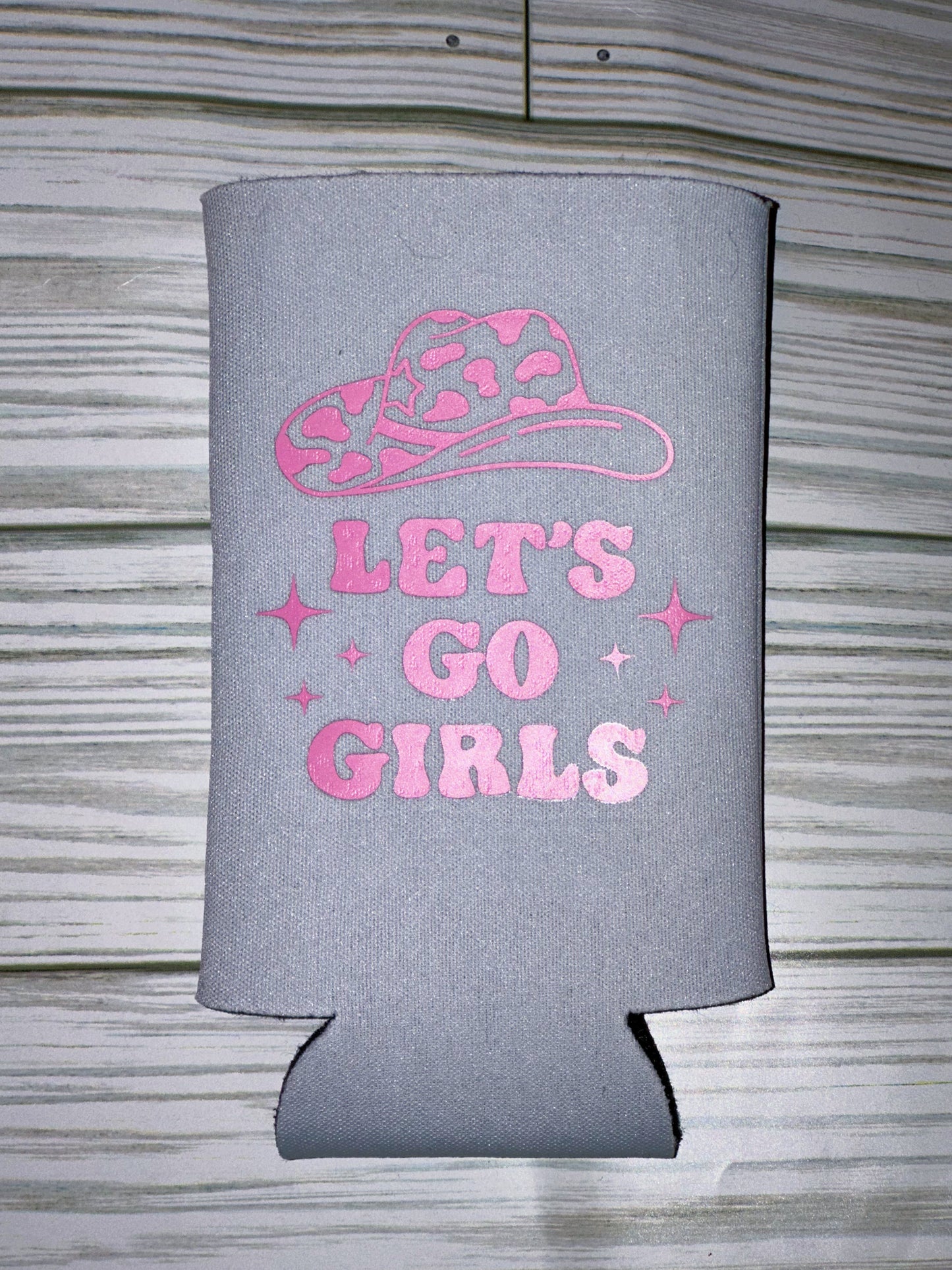 Custom Koozie - lets go girls