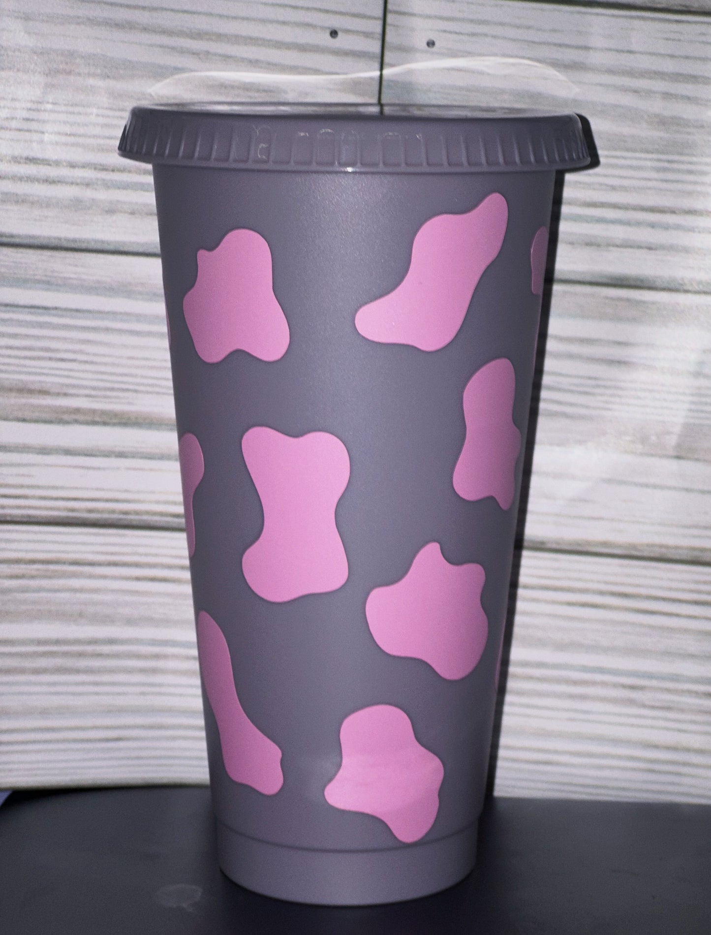 Custom Tumblr Cup - Cow Print