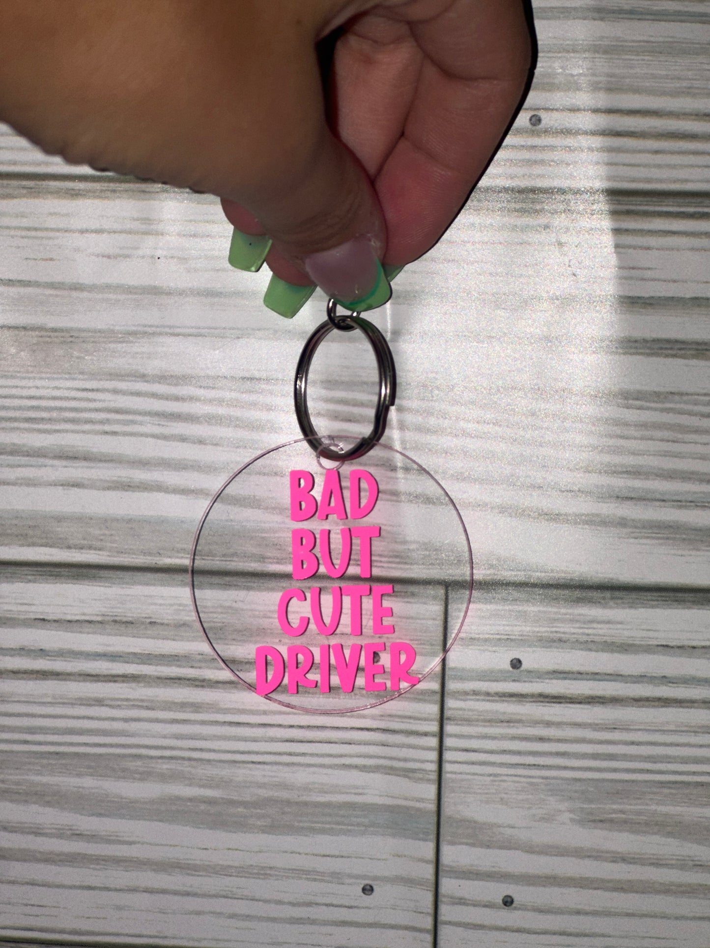 Key Chain - Bad but Cute Driver