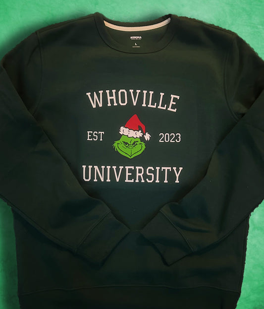 Whoville university crew neck