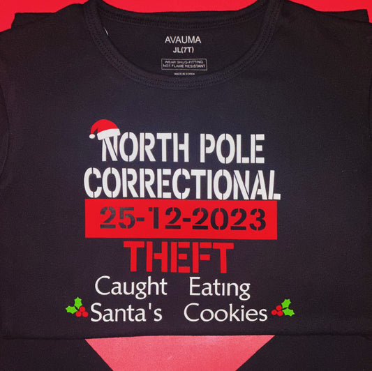 North Pole Correctional custom shirt