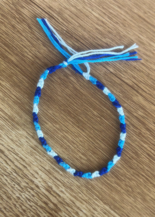 Blue String Bracelet