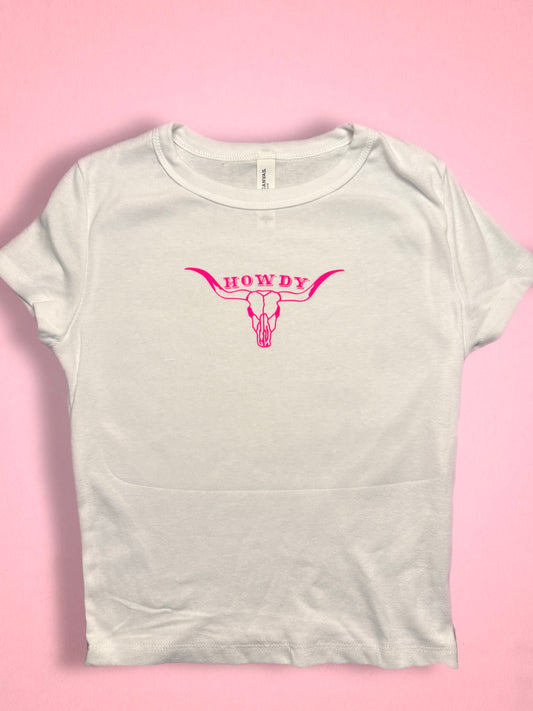 Howdy baby tee